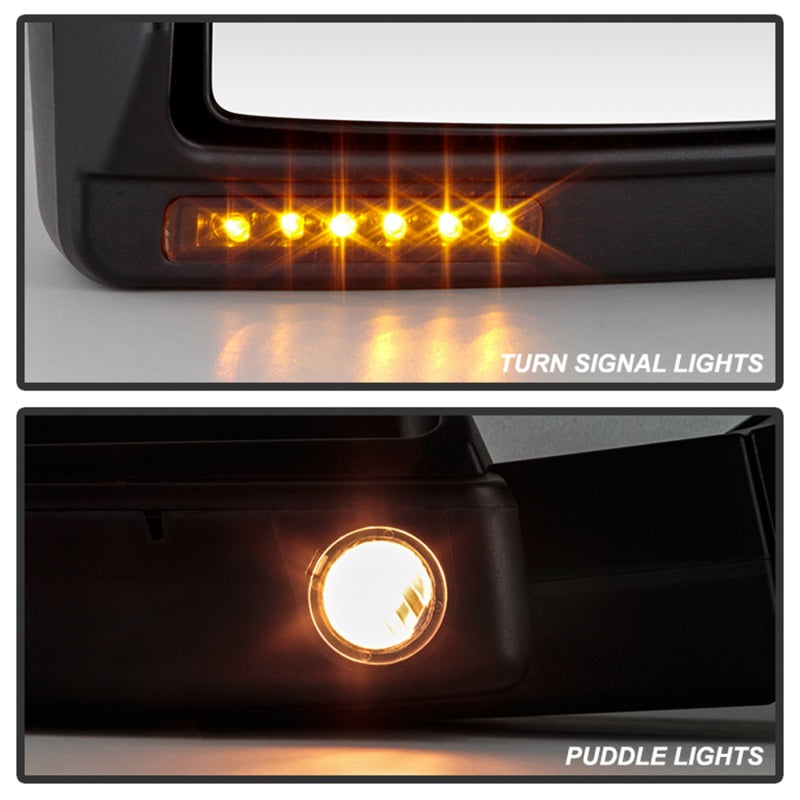 Xtune Ford F150 07-14 Power Heated Amber LED Signal Telescoping Mirror Left MIR-FF15007S-PWH-AM-L-SR1 Performance