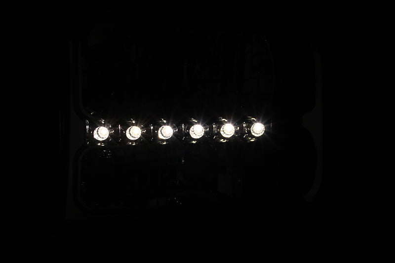 ANZO 2000-2004 Ford Excursion Crystal Headlights Chrome w/ LED 1pc-SR1 Performance