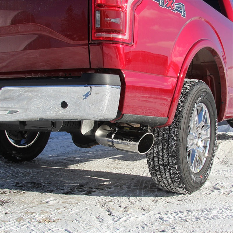 MBRP 2015 Ford F-150 2.7L / 3.5L EcoBoost 4in Cat Back Single Side Alum Exhaust System-SR1 Performance