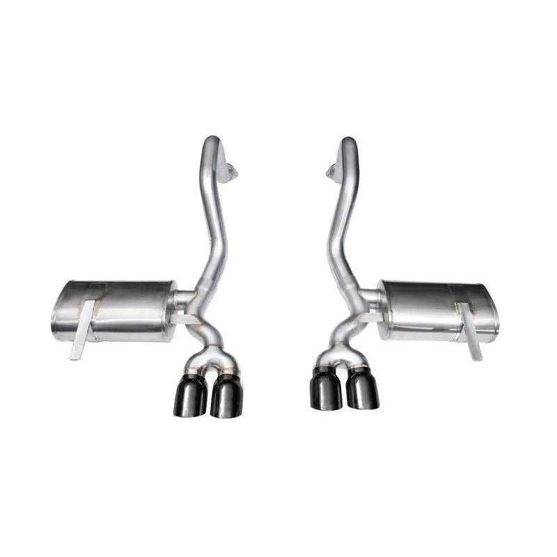 Corsa 1997-2004 Chevrolet Corvette C5 Z06 5.7L V8 Xtreme Axle-Back Exhaust w/ Black Tips-SR1 Performance