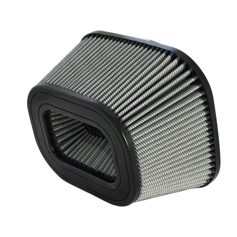 aFe MagnumFLOW Pro DRY S Universal Air Filter 7.13in F x (8.70x 10.60)in B x (6.50x8.60)in T x 5in H-SR1 Performance