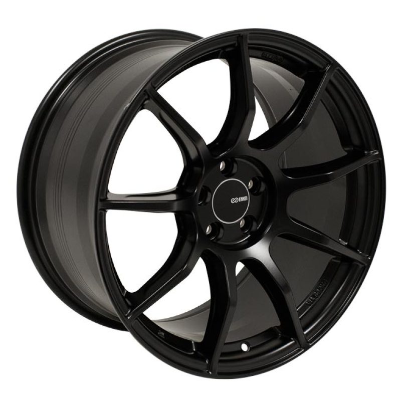 Enkei TS9 18x8 5x114.3 45mm offset 72.6mm Bore Black-SR1 Performance
