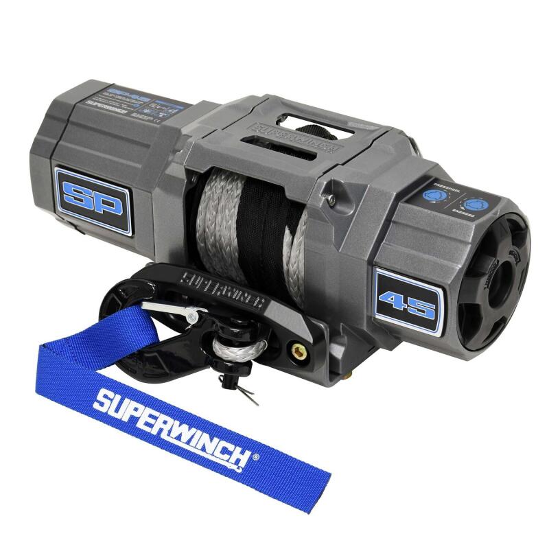 Superwinch 4500 LBS 12V DC 1/4in x 40ft Synthetic Rope Hawse Fairlead SP 45SR Winch-SR1 Performance