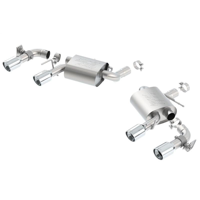 Borla 16 Chevy Camaro SS 6.2L w/ Dual NPP Atak Quad RD RL Tips Dual Exit Rear Section Exhaust-SR1 Performance