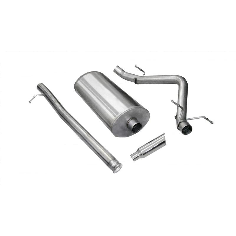 Corsa 2009-2009 Chevrolet Silverado Ext. Cab/Std. Bed 1500 4.8L V8 Polished Sport Cat-Back Exhaust-SR1 Performance