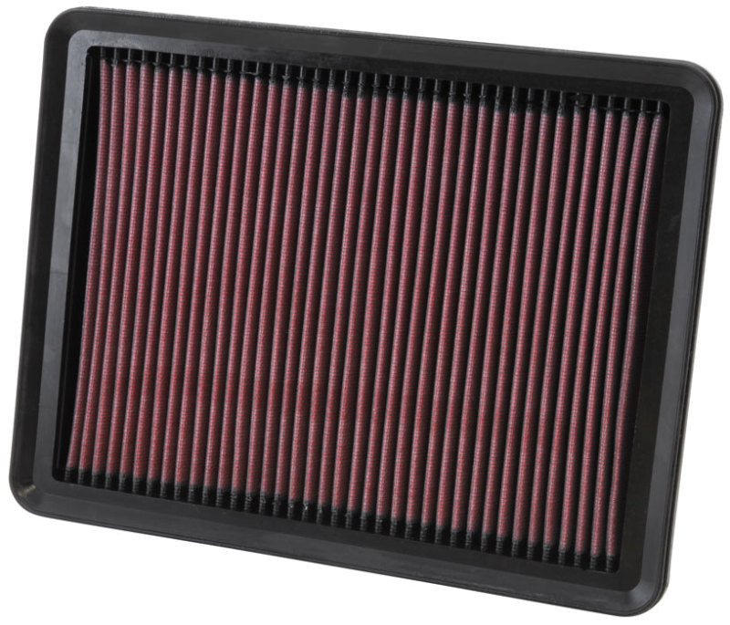 K&N Replacement Air Filter 11.75in O/S Length x 9in O/S Width x 1.188in H for 13 Hyundai Santa Fe-SR1 Performance