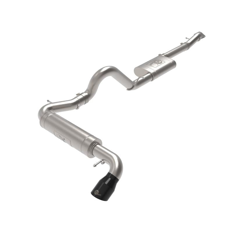 aFe Apollo GT 3in 409 SS Cat-Back Exhaust 2021 Ford Bronco L4-2.3L (t)/V6-2.7L (tt) w/ Black Tip-SR1 Performance