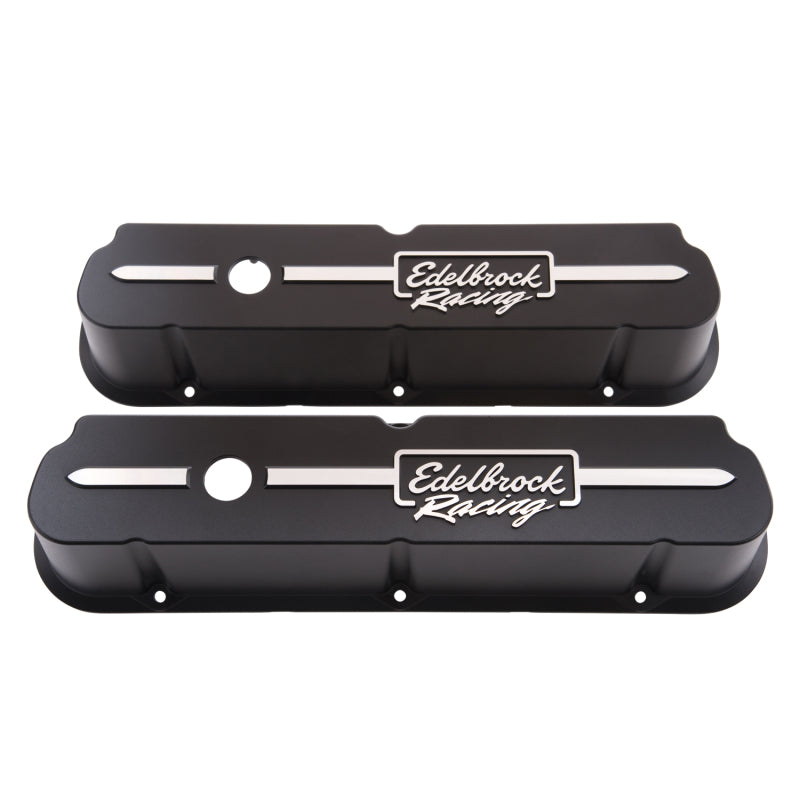 Edelbrock Valve Cover Racing Series Ford 289-302-351W CI V8 Tall Black-SR1 Performance