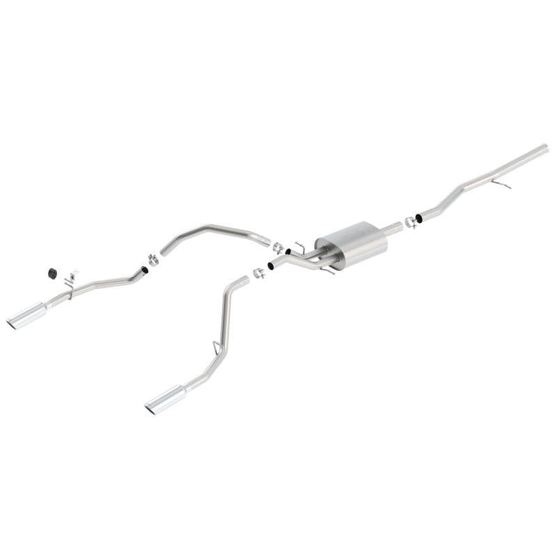 Borla 14 Silv/Sierra 1500 5.3L AT/MT Crew Cab STD Bed ATAK Cat-Back Exhaust-SR1 Performance
