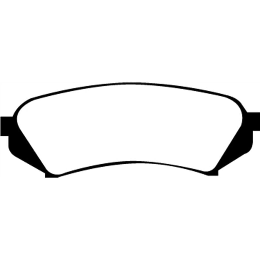 EBC Greenstuff 98-07 Lexus LX470 Rear Brake Pads – Heavy Duty Off-Road Brake Solution