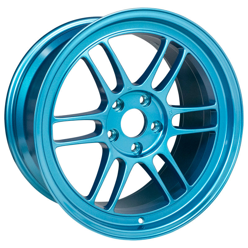 Enkei RPF1 18x9.5 5x114.3 38mm Offset 73mm Bore Emerald Blue Wheel (MOQ 40)-SR1 Performance