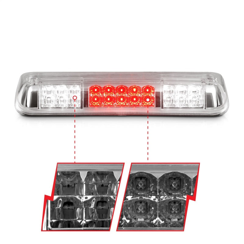 ANZO 2004-2008 Ford F-150 LED 3rd Brake Light Chrome B - Series-SR1 Performance