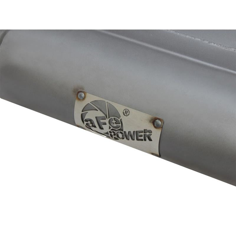 aFe Scorpion 2-1/2in Alum Steel Axle-Back Exhaust w/Polished Tip 07-18 Jeep Wrangler JK V6-3.6/3.8L-SR1 Performance