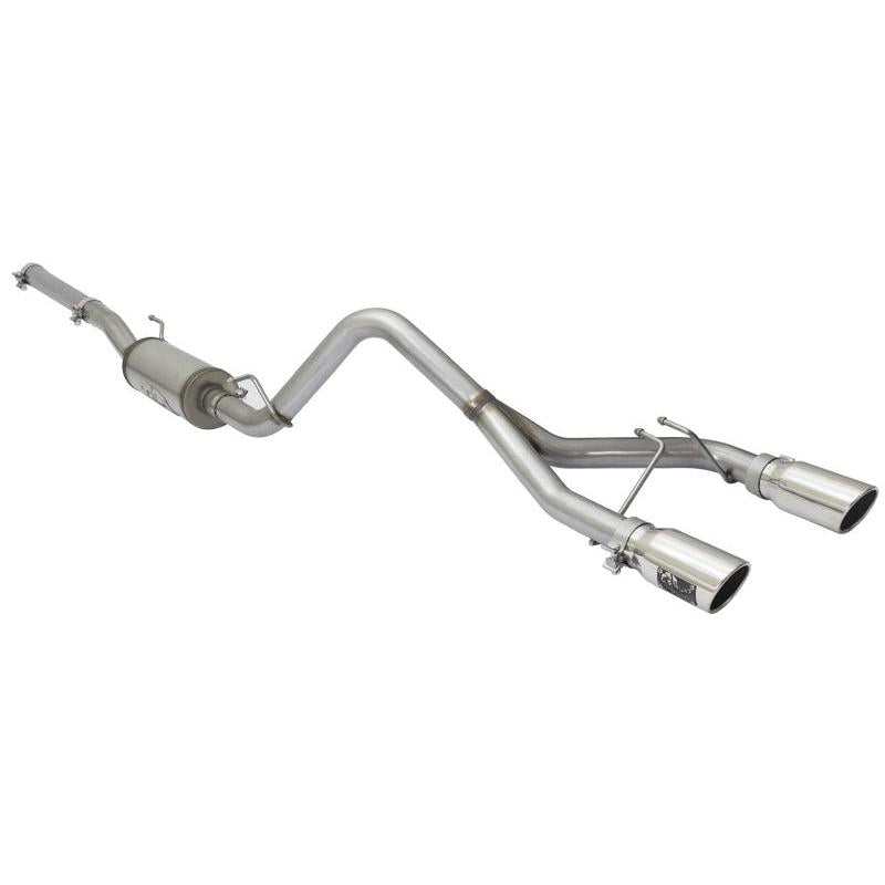 aFe Rebel Series CB 2.5in Dual Center Exit SS Exhaust w/ Polish Tip 07-15 Jeep Wrangler 3.6L/3.8L V6-SR1 Performance