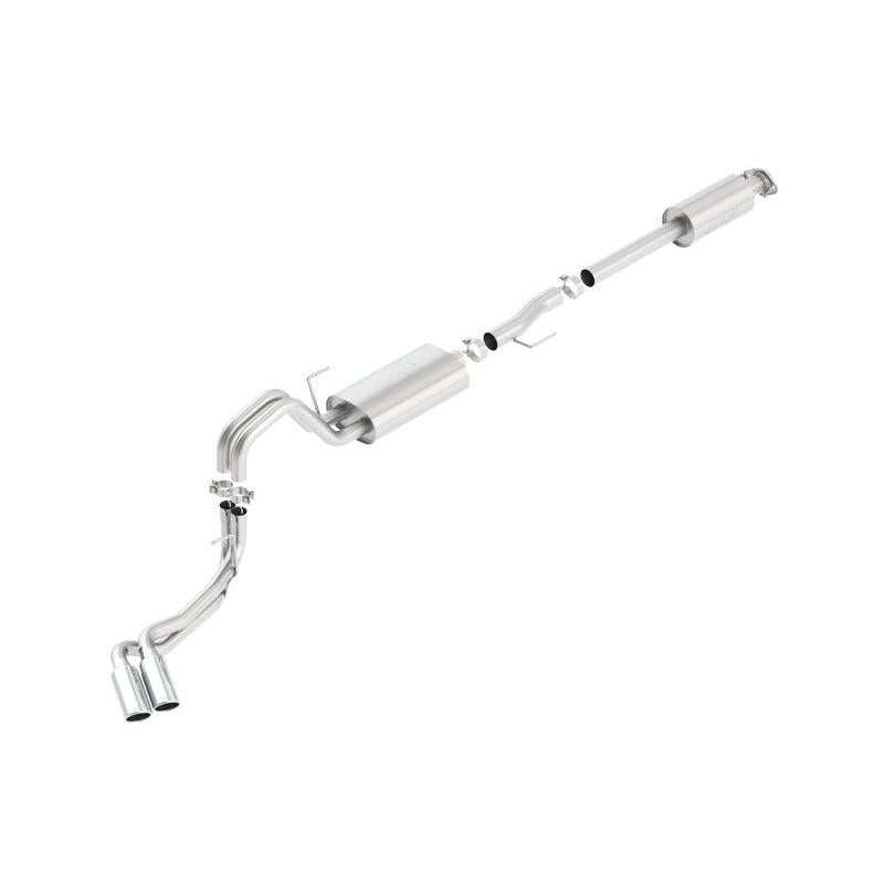 Borla 15-16 Ford F-150 3.5L EcoBoost Ext. Cab Std. Bed Catback Exhaust Touring Truck Side Exit-SR1 Performance