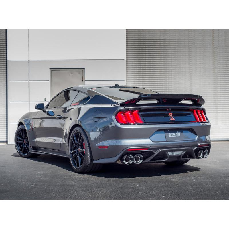 Borla 2020 Ford GT500 5.2L AT 3in ATAK CatBack Exhaust w/ Carbon Fiber Tips-SR1 Performance