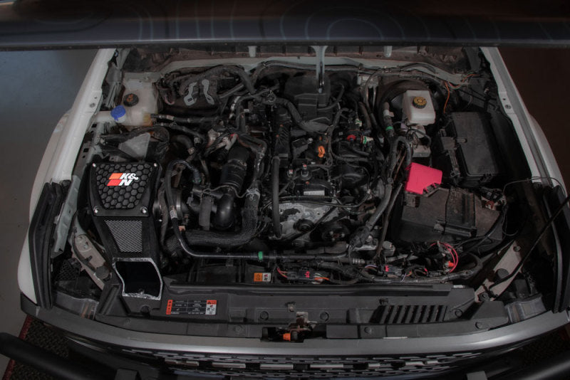 K&N 21-23 Ford Bronco 2.3L L4 Performance Air Intake System-SR1 Performance