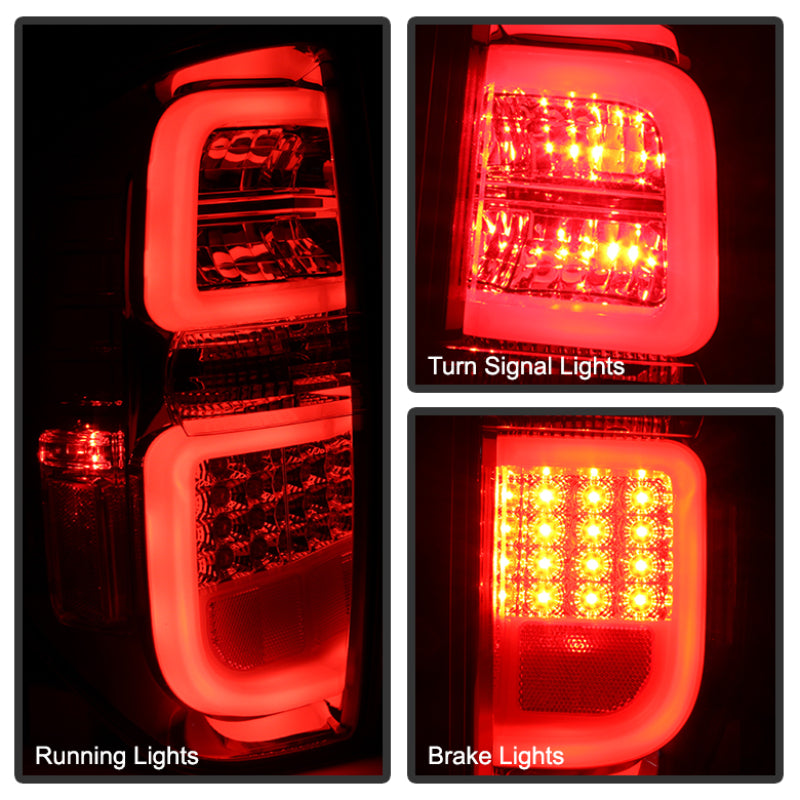 Spyder Toyota Tundra 2014-2016 Light Bar LED Tail Lights Red Smoke ALT-YD-TTU14-LED-RS-SR1 Performance