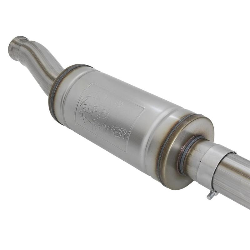 aFe Rock Duster 3in 409 SS Cat-Back Turn-Down Exhaust 2018+ Jeep Wrangler (JL) V6 3.6L-SR1 Performance