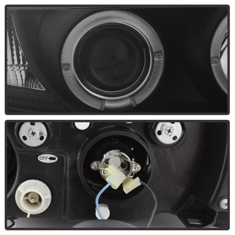 Spyder BMW Z3 96-02 Projector Headlights LED Halo Black High H1 Low H1 PRO-YD-BMWZ396-HL-BK-SR1 Performance