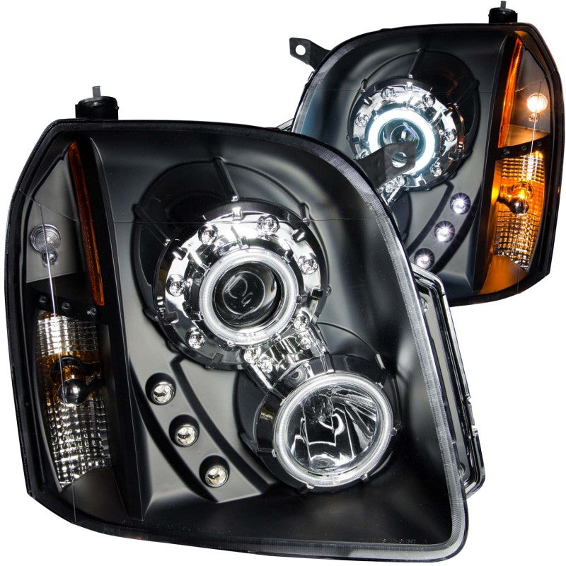 ANZO 2007-2014 Gmc Yukon Projector Headlights w/ Halo Black (CCFL)-SR1 Performance
