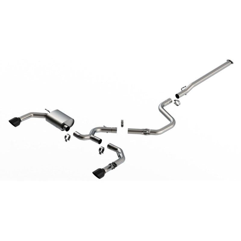 Borla 22-23 Hyundai Elantra N 2.0L 4 CYL. Turbo AT/MT ATAK Catback Exhaust Black Chrome-SR1 Performance