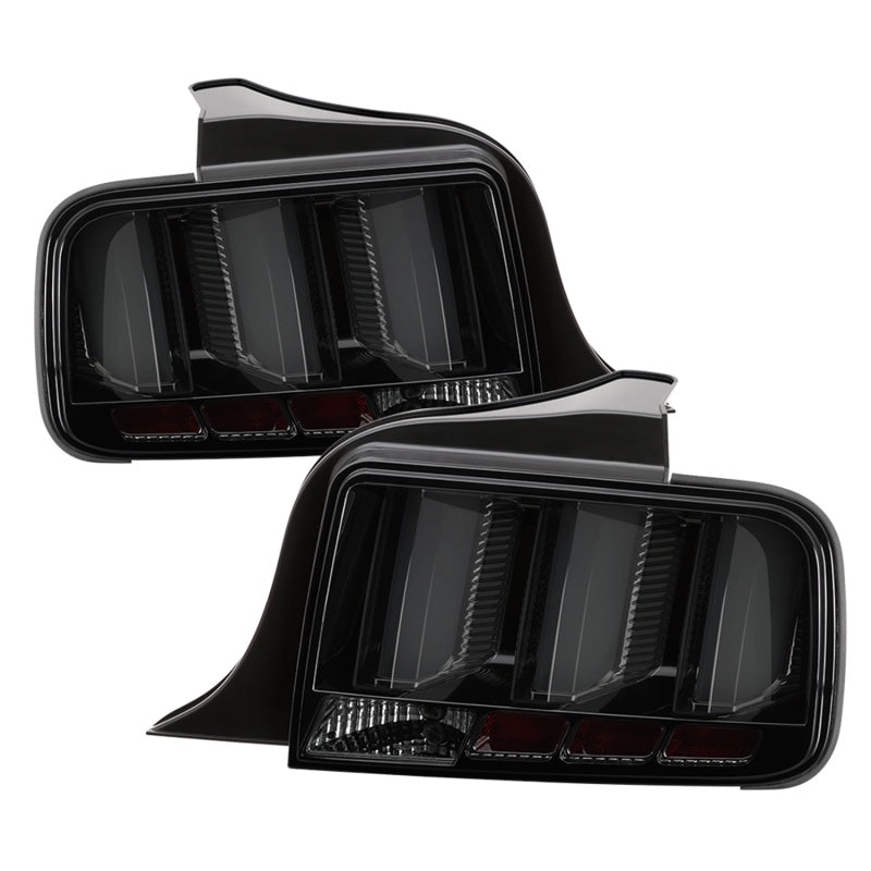 Spyder 05-09 Ford Mustang (White Light Bar) LED Tail Lights - Smoke ALT-YD-FM05V3-LED-SM-SR1 Performance
