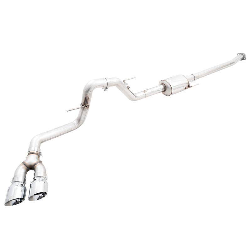 AWE 0FG 21+ Ford F150 Dual Side Exit Cat-Back Exhaust- 4.5in Chrome Silver Tips-SR1 Performance