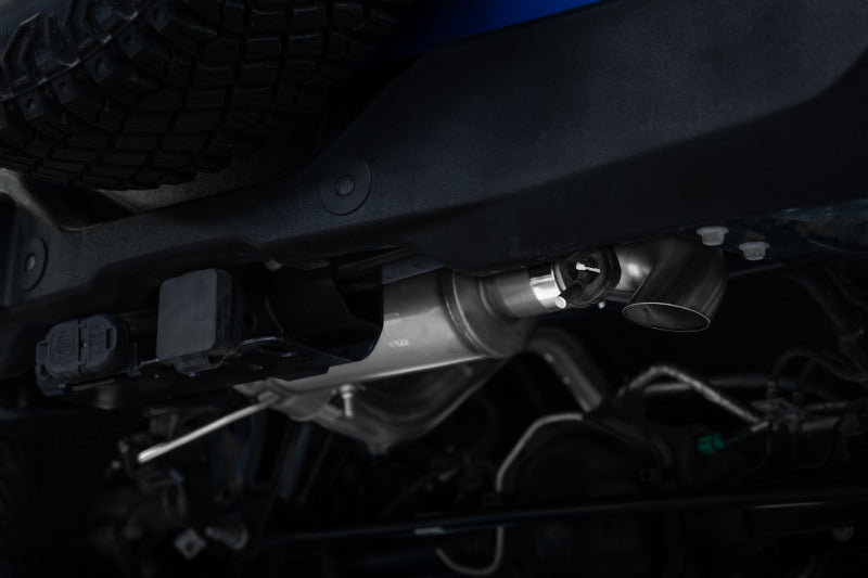 MBRP 2021-2023 Ford Bronco 2.3L/2.7L Aluminized Steel 3in Cat-Back, Single High Clearance Rear Exit-SR1 Performance