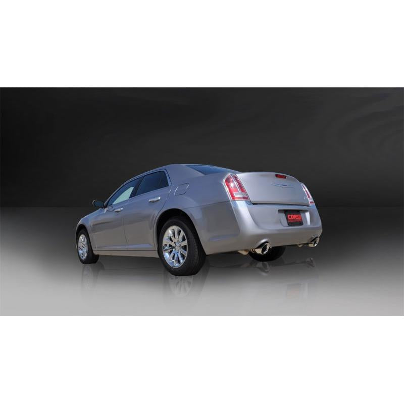 Corsa 2005-2010 Dodge Charger No Towing Hitch R/T 5.7L V8 Polished Xtreme Cat-Back Exhaust-SR1 Performance