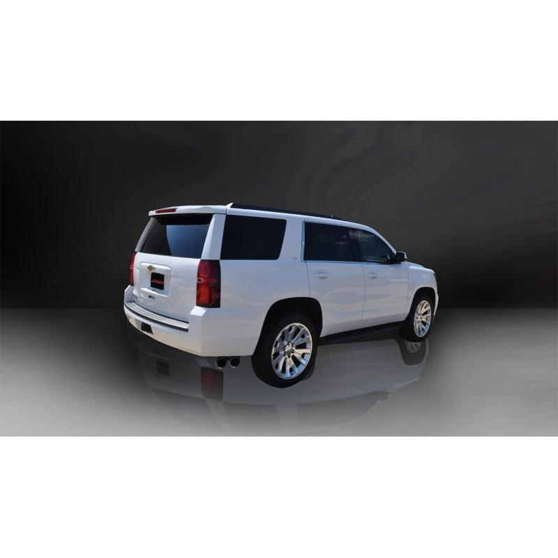 Corsa 2015-2020 ack Exhaust Sport 3in Single Side Twin Polished 4in Tips 2015 Chevy Tahoe/GMCYukon-SR1 Performance