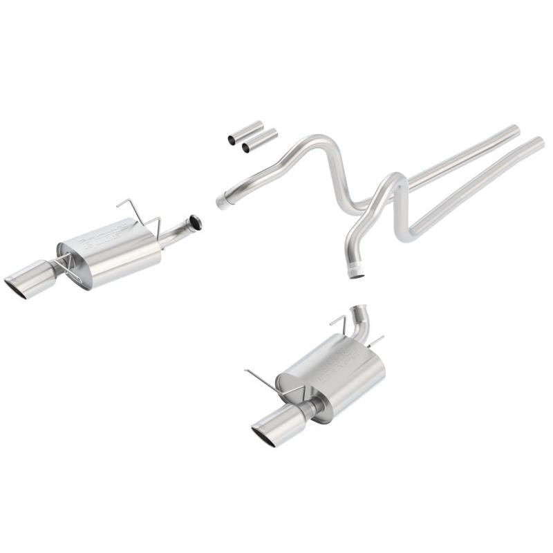Borla 2011 Ford Mustang 3.7L 6cyl 6spd RWD SS S-Type Catback Exhaust-SR1 Performance