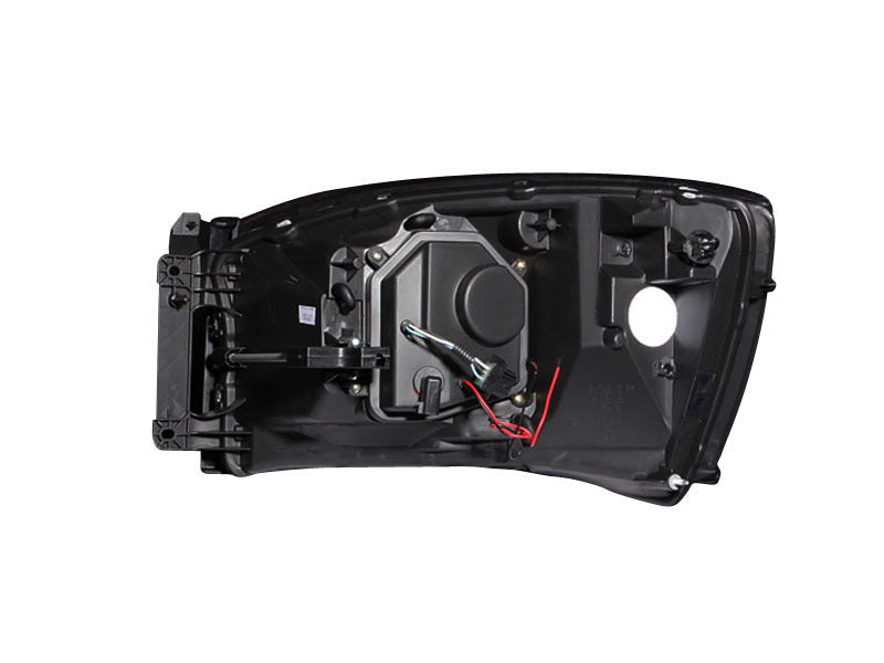 ANZO 2006-2008 Dodge Ram 1500 Projector Headlights w/ Halo Chrome-SR1 Performance