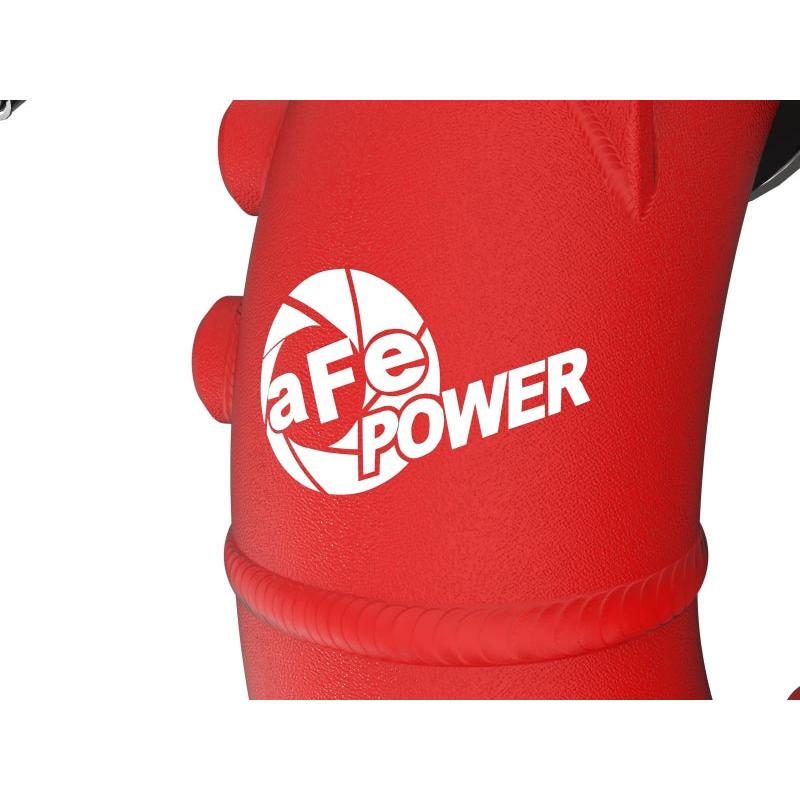 aFe 2022 Toyota Land Cruiser (J300) V6-3.5L (tt) BladeRunner 2.5in Aluminum Hot Charge Pipe - Red-SR1 Performance