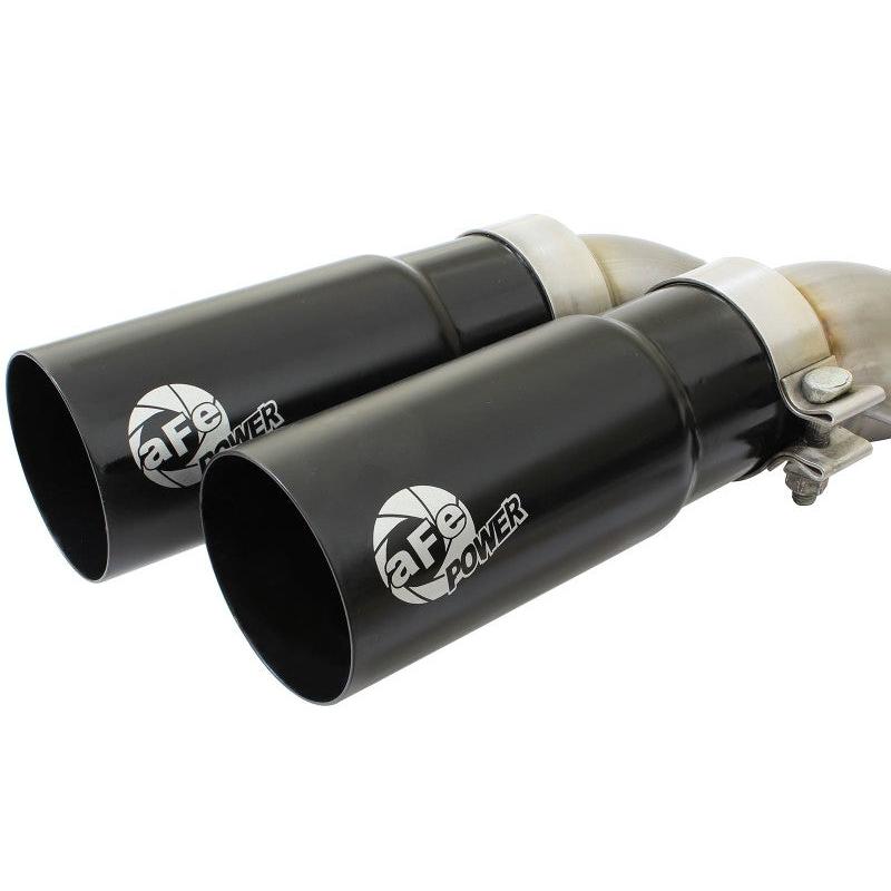 aFe Rebel Exhausts 3in SS Cat-Back 09-14 Ford F-150 4.6/5.0/5.4L w/ Black Tips-SR1 Performance