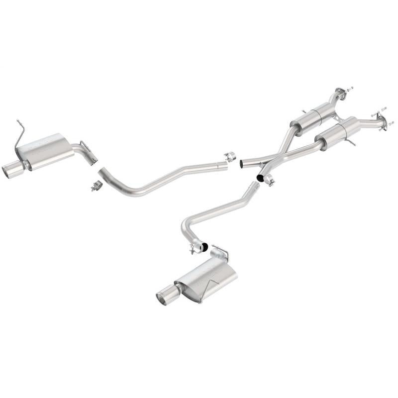Borla 11-16 Jeep Grand Cherokee Limited/Laredo 5.7L 8cyl 4WD/RWD SS Catback Exhaust-SR1 Performance
