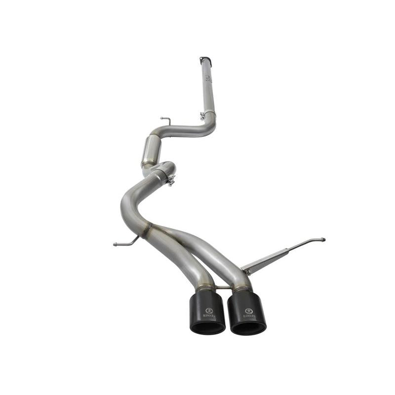 aFe Takeda 3in SS Exhaust Cat-Back 13-16 Ford Focus ST 2.0L Black Tips-SR1 Performance