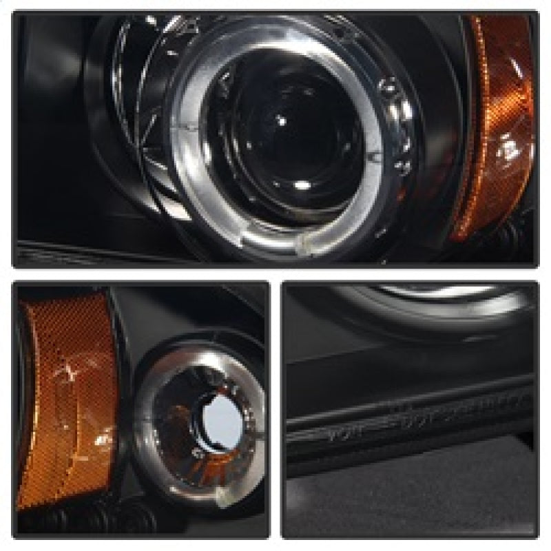 Spyder Dodge Dakota 97-04/Durango 98-03 1PC Projector Headlights LED Halo LED Blk PRO-YD-DDAK97-BK-SR1 Performance
