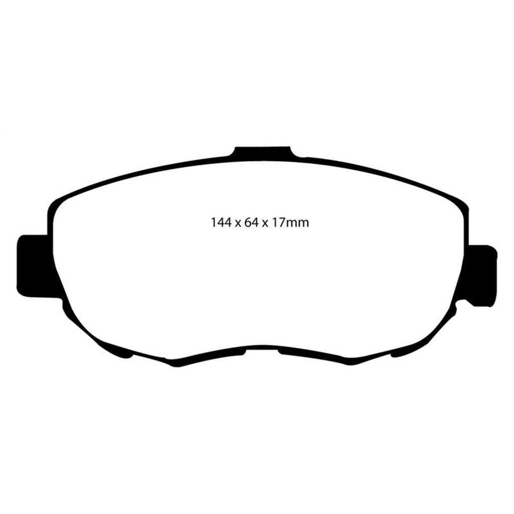 EBC Redstuff Ceramic Front Brake Pads for Lexus GS300 (1995-2005) – Low Dust, High Performance