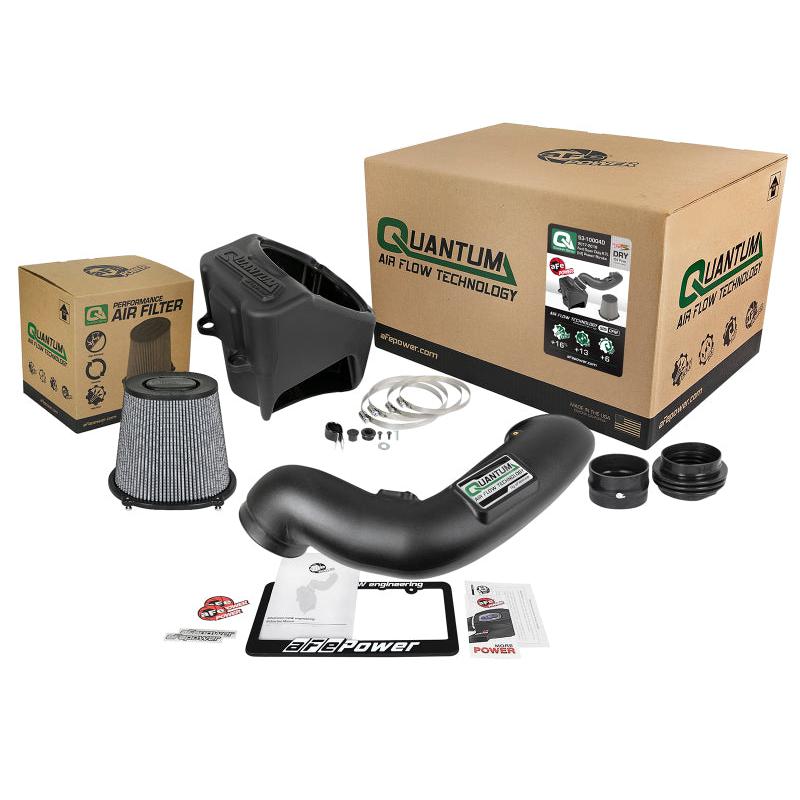aFe Quantum Pro DRY S Cold Air Intake System 17-18 Ford PowerStroke V8 6.7L (td)-SR1 Performance