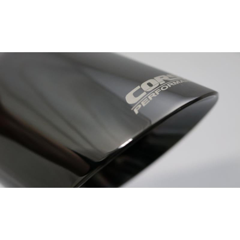 Corsa Single Universal 2.5in Inlet / 3.5in Outlet Black PVD Pro-Series Tip Kit-SR1 Performance