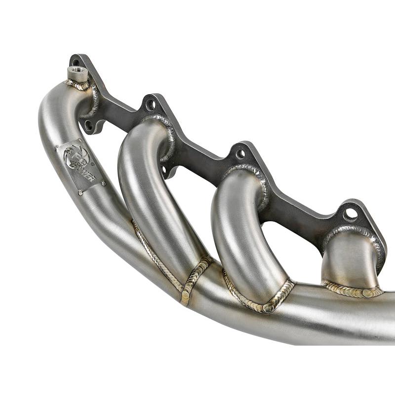 aFe Twisted Steel 1.75-2in 304 SS Headers 03-07 Ford Diesel Trucks V8-6.0L (td)-SR1 Performance