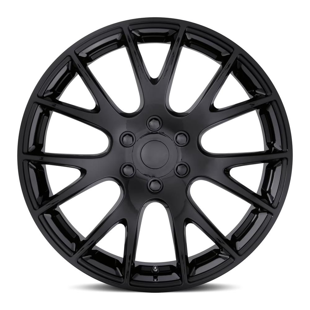 FR 70 – RAM TRUCK HELLCAT REPLICA WHEELS-Gloss Black 22x10 6x5.5 + 25.4 HB 77.8