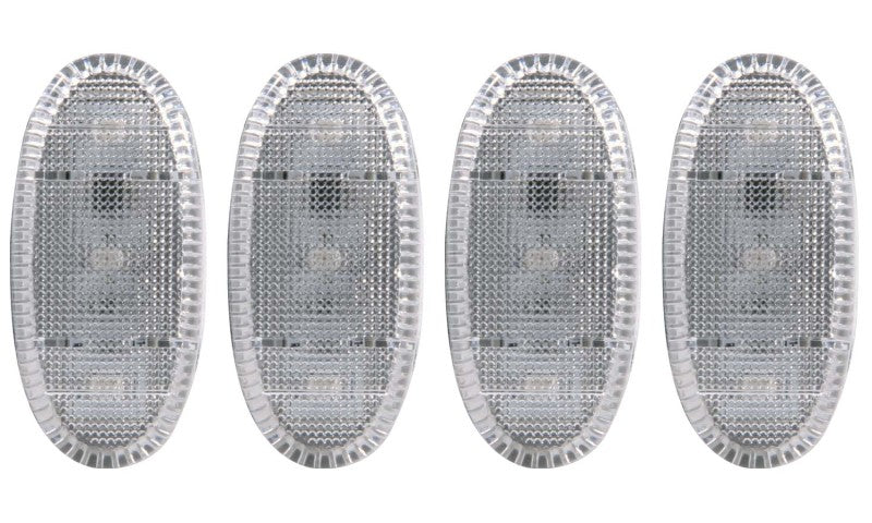 ANZO 2011-2016 Ford F-350 LED Fender Light Kit Clear 2pc Amber / 2pc Red-SR1 Performance