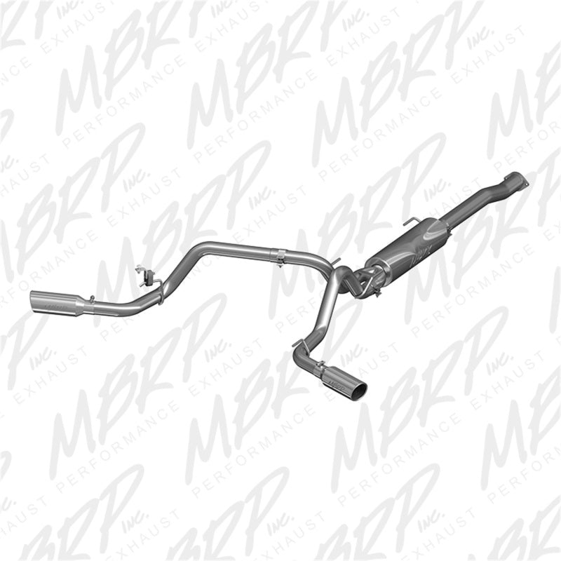 MBRP 2016 Toyota Tacoma 3.5L EC/CC Cat Back Dual Split Exit T409 Exhaust-SR1 Performance