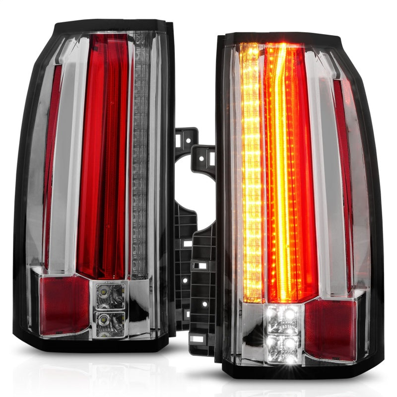 ANZO 2015-2017 GMC Yukon/Yukon XL LED Taillights Chrome-SR1 Performance