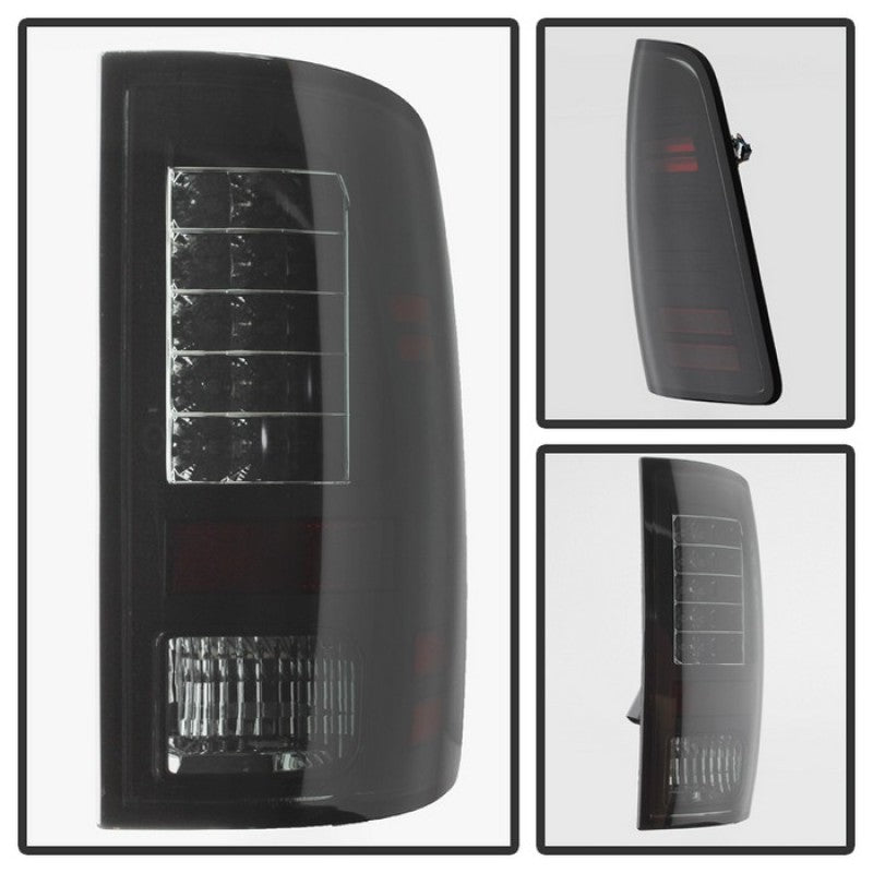 Spyder Dodge Ram 1500 09-14 LED Tail Lights Incandescent- Blk Smke ALT-YD-DRAM09-LED-BSM-SR1 Performance
