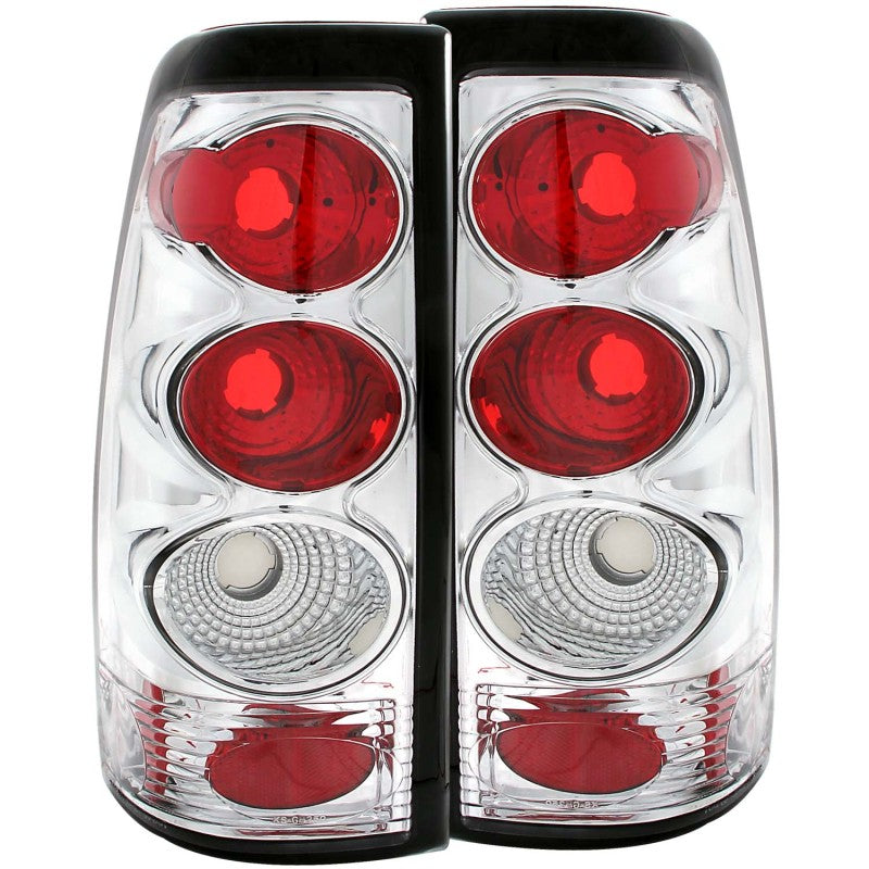 ANZO 1999-2002 Chevrolet Silverado 1500 Taillights Chrome-SR1 Performance
