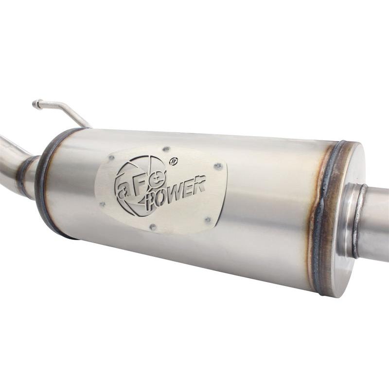 aFe MACHForce XP 2.5in SS-409 Cat-Back Exhaust 07-16 Jeep Wrangler (JK) V6-3.6L/3.8L (2-4 Door)-SR1 Performance