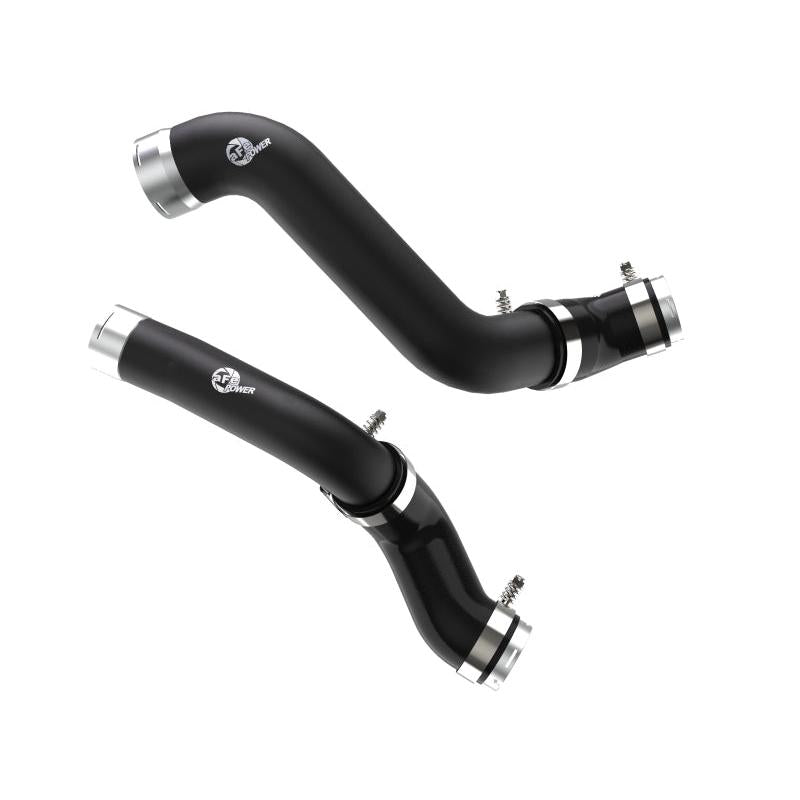 aFe BladeRunner Black Intercooler Hot & Cold Side Tubes Combo 19-20 GM Trucks 1500 L4-2.7L (t)-SR1 Performance